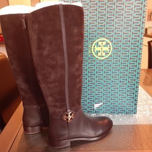 NWT tory burch miller suede boots